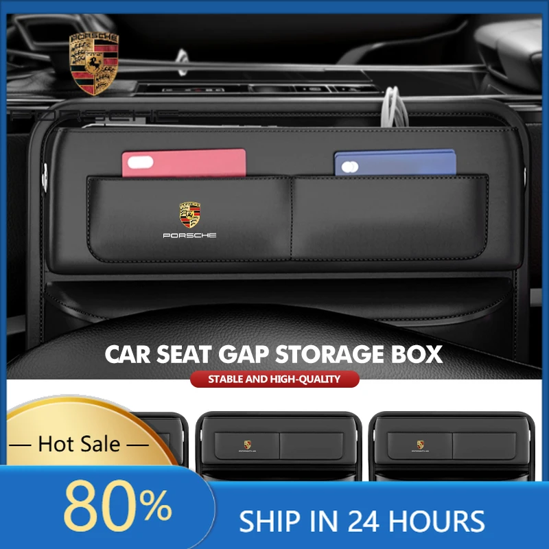 

Interior Stickers Fot Porsche For Porsche Leather Car Seat Gap Filler Console Side Crevice Storage Box Boxster Cayenne Panamera
