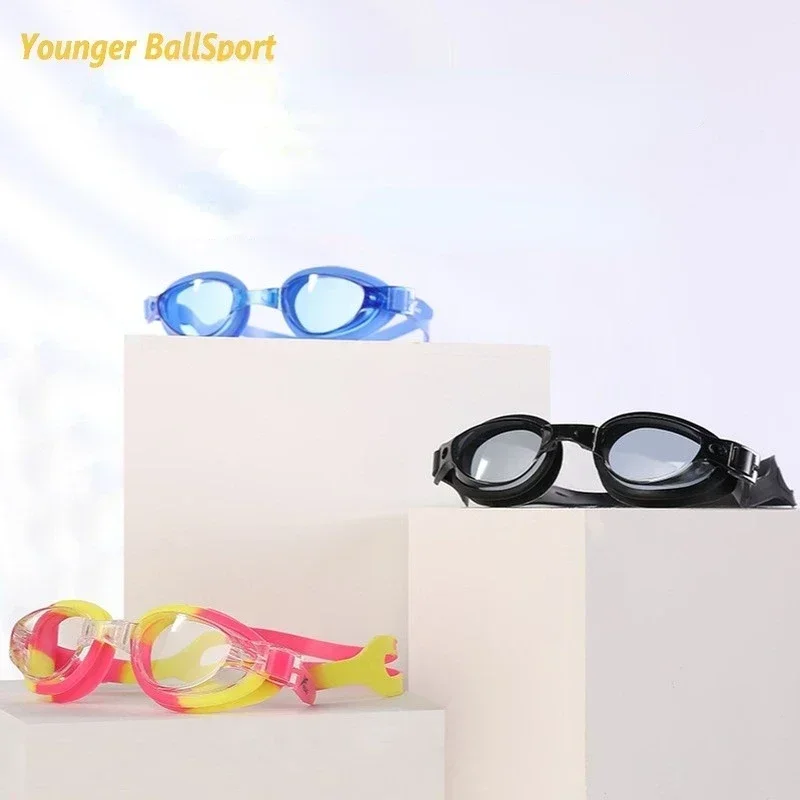 2024 Myopia Swimming Goggles Swim Cap Swimming Glasses Anti-fog Waterproof Swimming Cap Waterproof Sleeve Nose Clip Earplugs Set