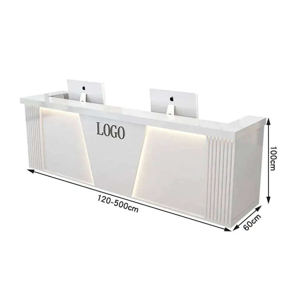 

Fashion Elegant Bar Counter Modern Glamour Cabinet Simple Delicacy Reception Desks Nordic Unique Mostrador Commercial Furniture