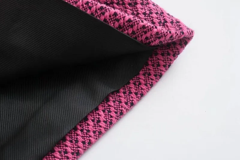 여성용 텍스처드 숏 수트 재킷 202년 가을 조기 출시 패셔너블한 출퇴근 스타일 순색 더블 브레스티드 버튼업