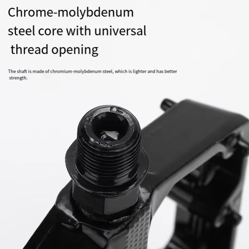 Compact and anti-slip aluminum alloy bicycle pedals, suitable for mountain and road bikes, classic pedals. Cycling accessories.
