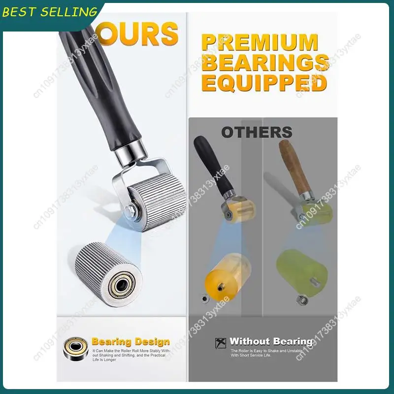 N09R-Car Audio Sound Deadening Roller Seam Roller 2-Pack Heat Abatement Mat Noise Roller Sound Insulation Tool For Auto