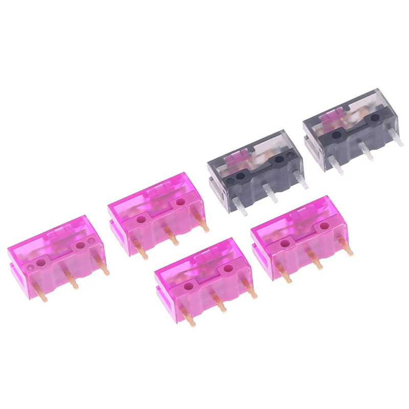 방진 마우스 마이크로 스위치, 3 핀 골드 접촉기, 150 백만 클릭 수명 0.74, 0.65N 마이크로 단추, 2 개