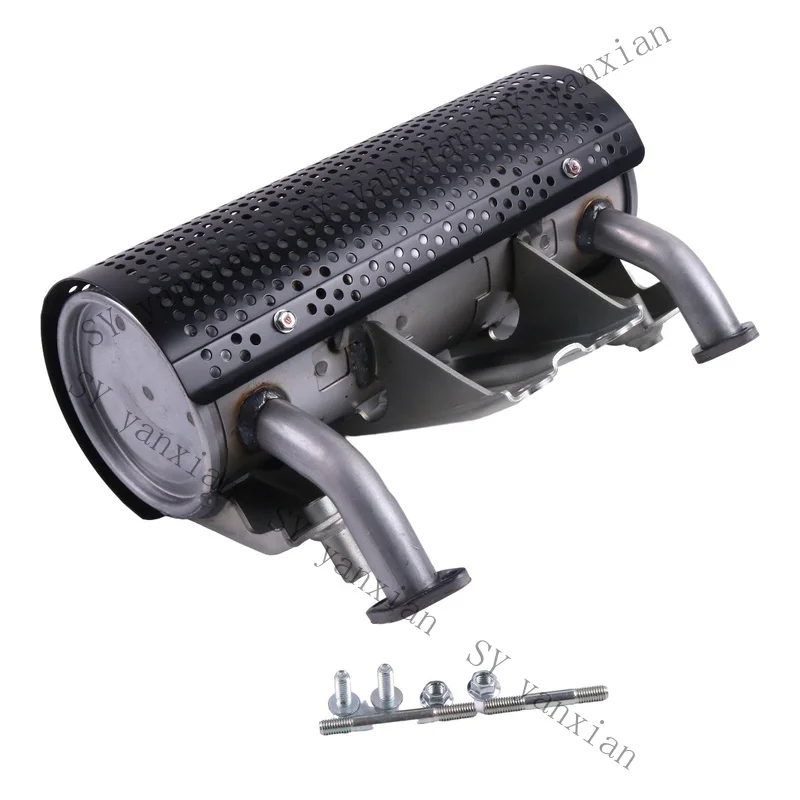 SY+ NEW For Honda GX630 GX660 GX690 Right Exhaust Muffler w/Bracket 18310-Z6L-013