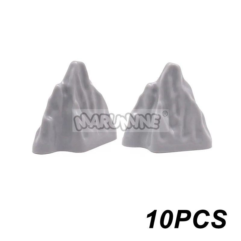MARUMINE MOC Blöcke Bergsteinstein Dschungelgarten Bausteine DIY Teile Zubehör Kompatibel mit 6083 47847 6082 23996