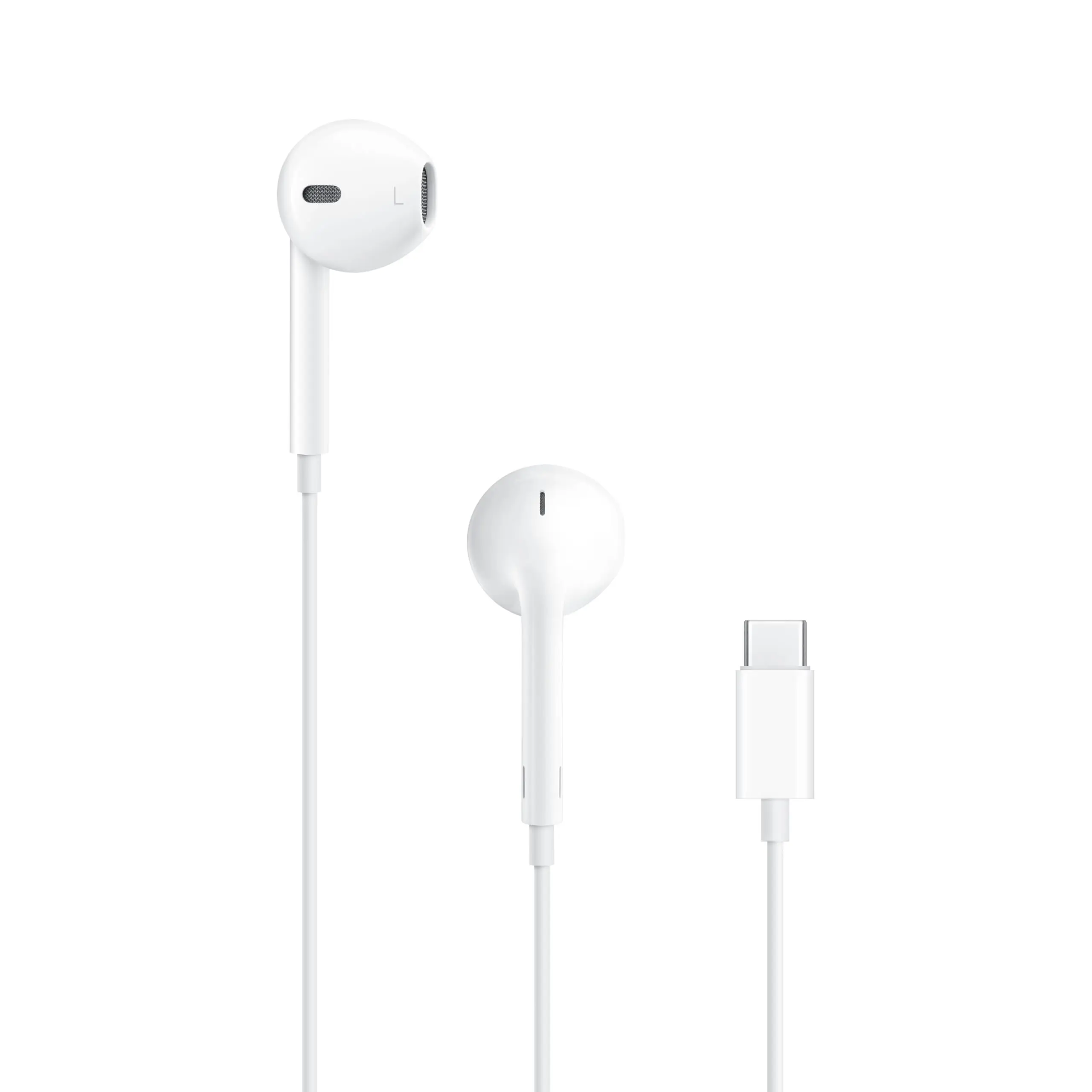 سماعات Apple EarPods الأصلية (USB-C)، وسماعات الأذن مع موصل Lightning، وسماعات Apple EarPods (قابس سماعة الرأس 3.5 مم) لهاتف Iphone 13-16Pro IPad