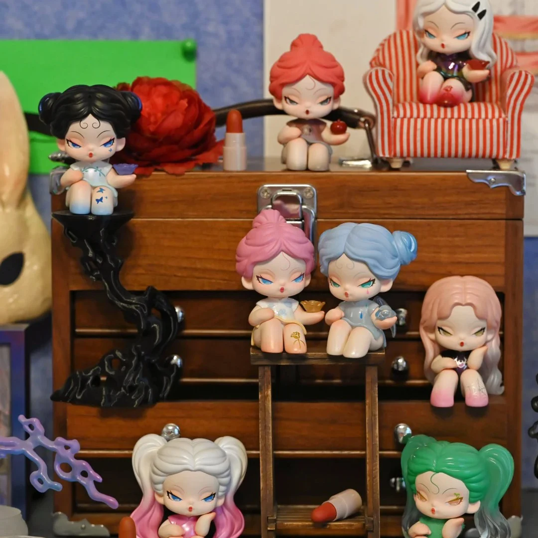 

Dodosugar Dodonami Mini Tide Play слепая коробка — модные коллекционные подарки, оригинальные настольные украшения ручной работы для любителей игрушек и хобби