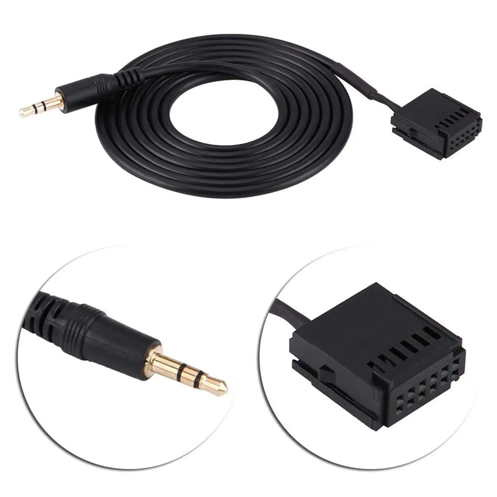 Vehicle Replace Aux Cable with Removal Tools 150cm Audio Cable for 6000CD Series Ford Fiesta 2005 Focus 2004 C Max