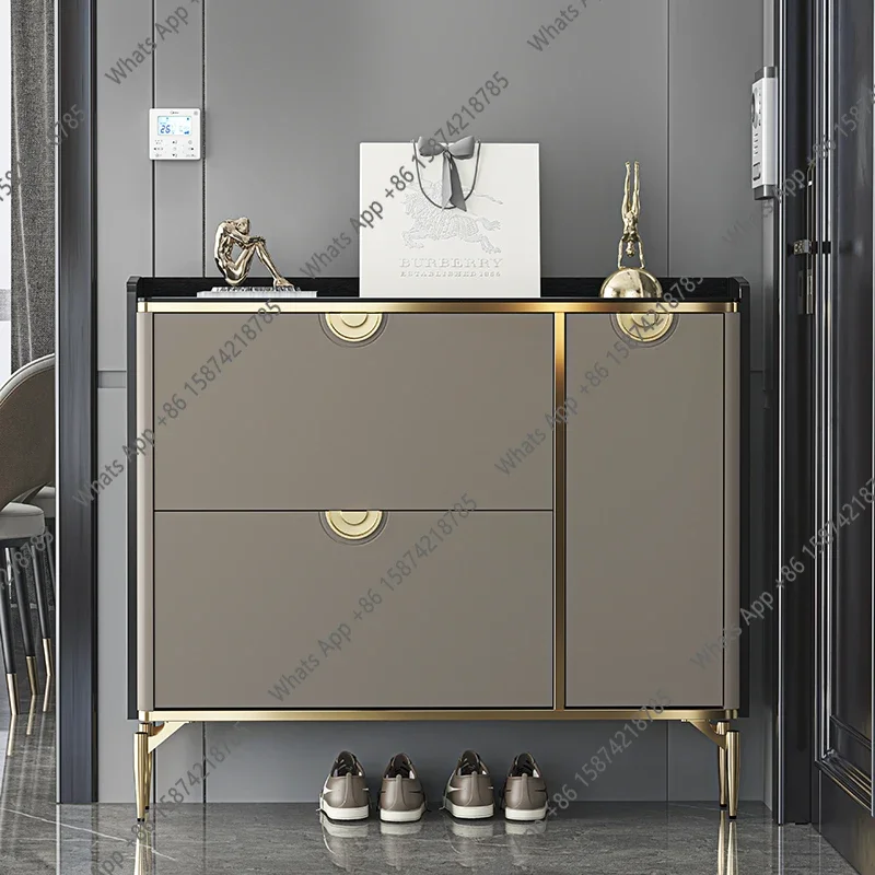 Z 67 Luxury Nordic Shoe Cabinet Organizer Storage Mobile Display Beedroom Shoe Shelf College Dorm Essentials Zapatero Salon Furn