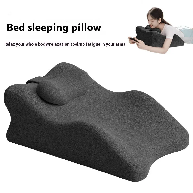 Lightweight Memory Foam Knee Pillow for Sleeping - Improve Posture Bed & Travel Cushion Accessory for Indoor Office And Home Use