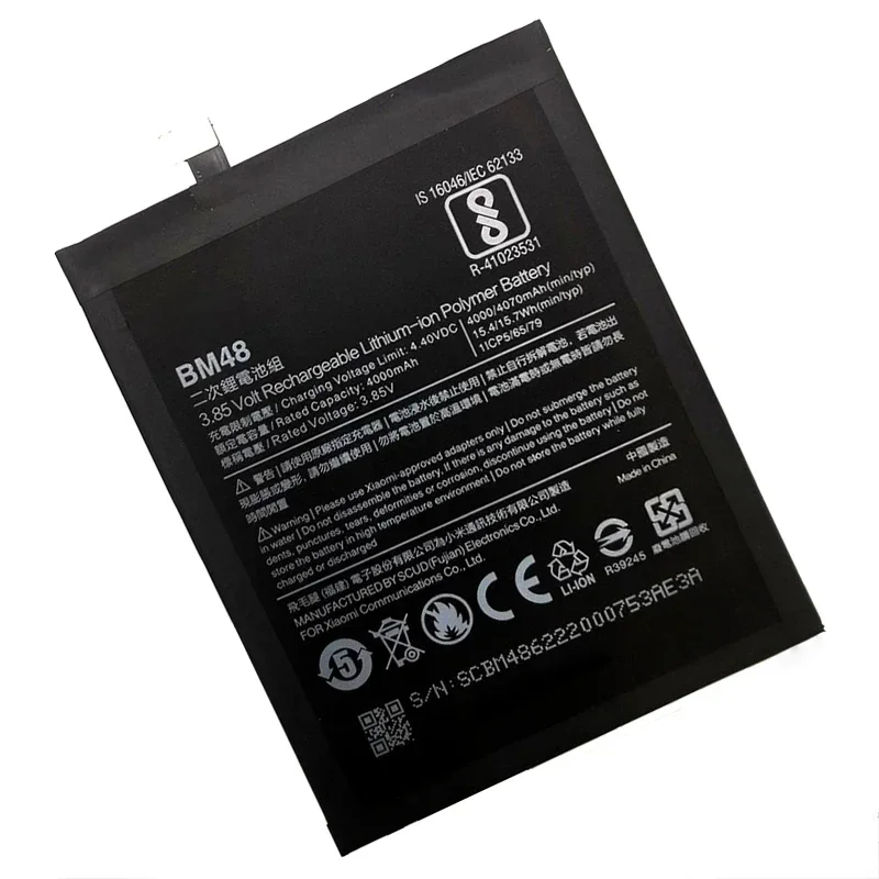 Original Phone Battery BM48 For Xiaomi Note 2 Note2 High Quality Replacement Battery 4070mAh + Free Tools