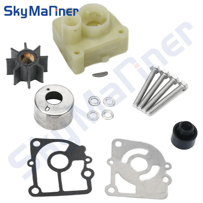 362-87322 Water Pump Repair Kit & Pump Case Upper 350-65016 46-803750 For Tohatsu 9.9-18HP Outboard Engine Mercury