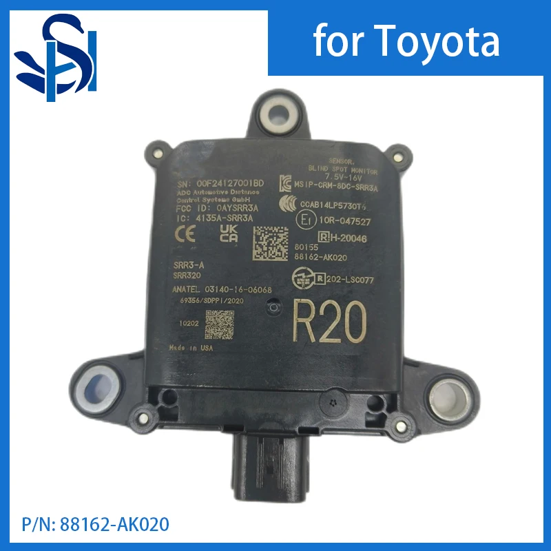 88162-AK020(R20) Blind Spot Sensor Module Distance sensor Monitor for 2024-2025 TOYOTA TACOMA