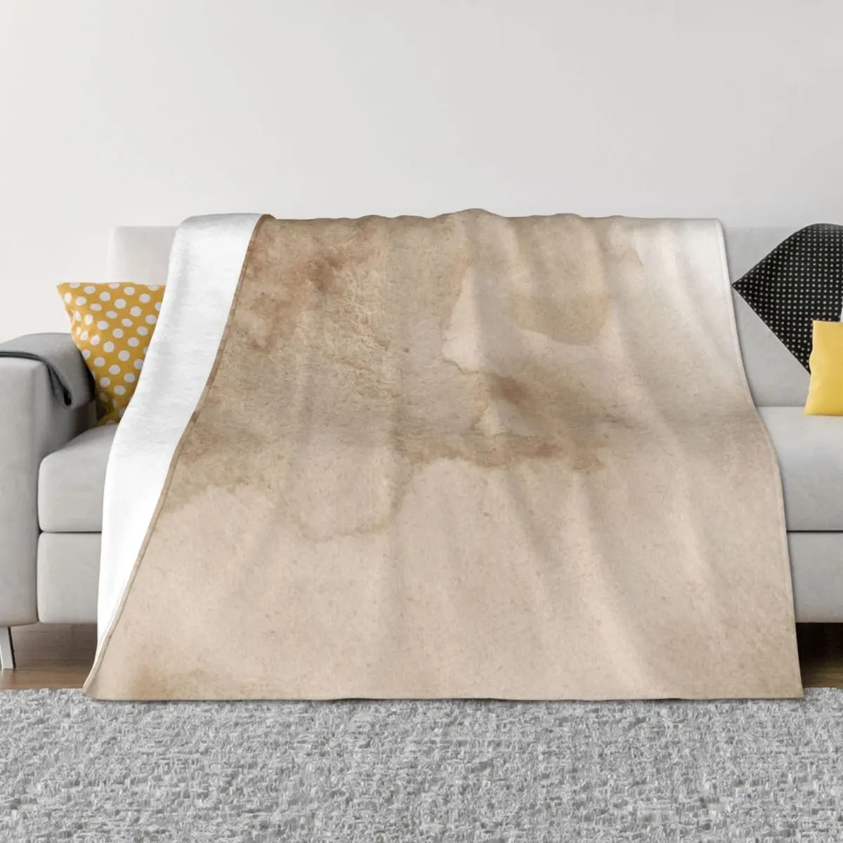 

Abstract Earth Colors #6 Throw Blanket Flannel Fabric Thermal blankets ands Blankets For Bed Blankets