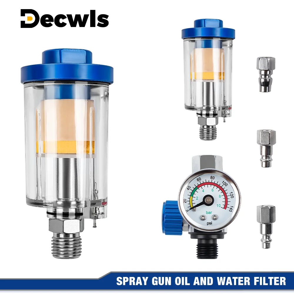 Compressed Air Filter Oil Water Separator, 1/4