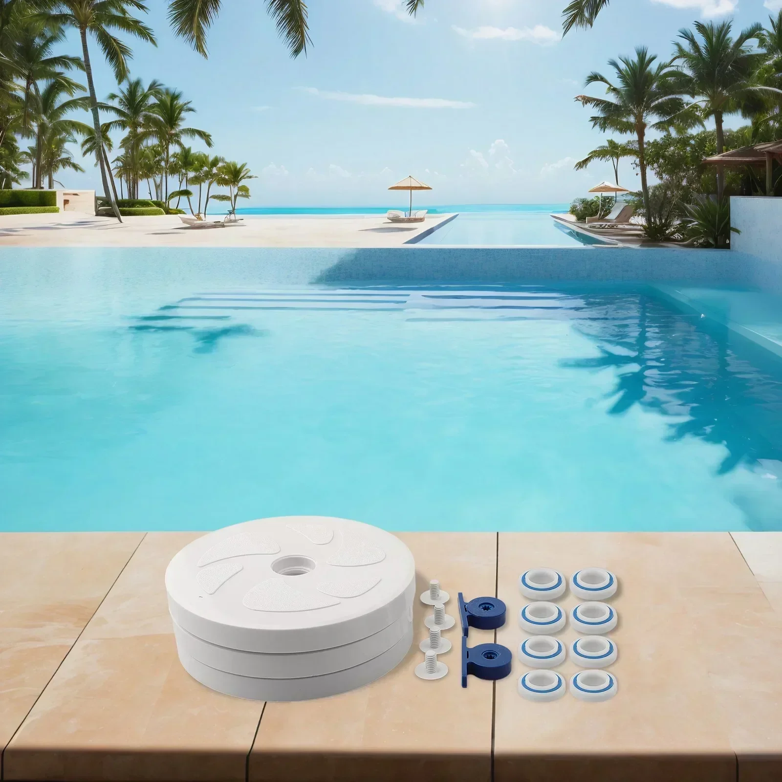 

Надежный сменный комплект для чистки бассейна для Polaris 180 280 включает 3 больших колеса и 8 шарикоподшипников для ухода за бассейном.