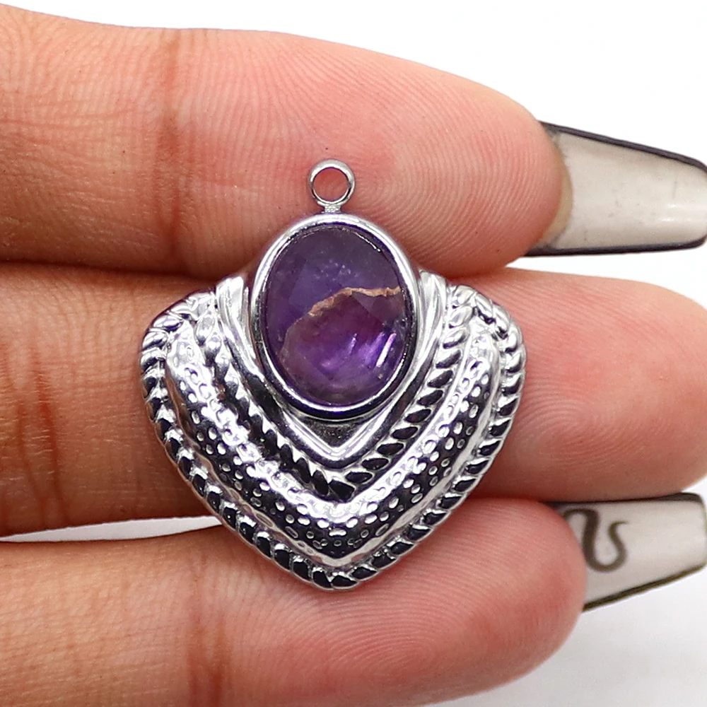 2 estilos de moda natural olho de tigre pedra pingente ouro prata cor banhado ágata charme para fazer jóias diy colar brincos