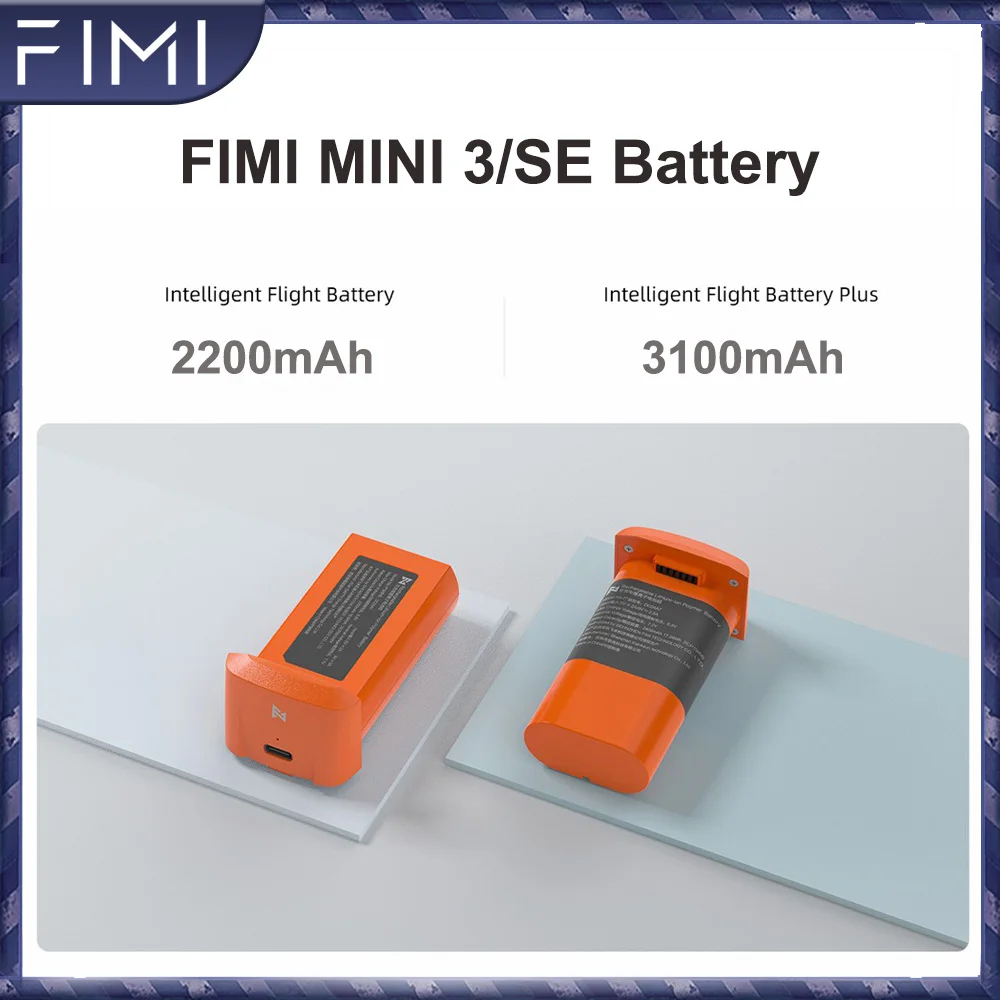بطارية طيران ذكية FIMI Mini 3 / MINI 3 SE أصلية قابلة لإعادة الشحن