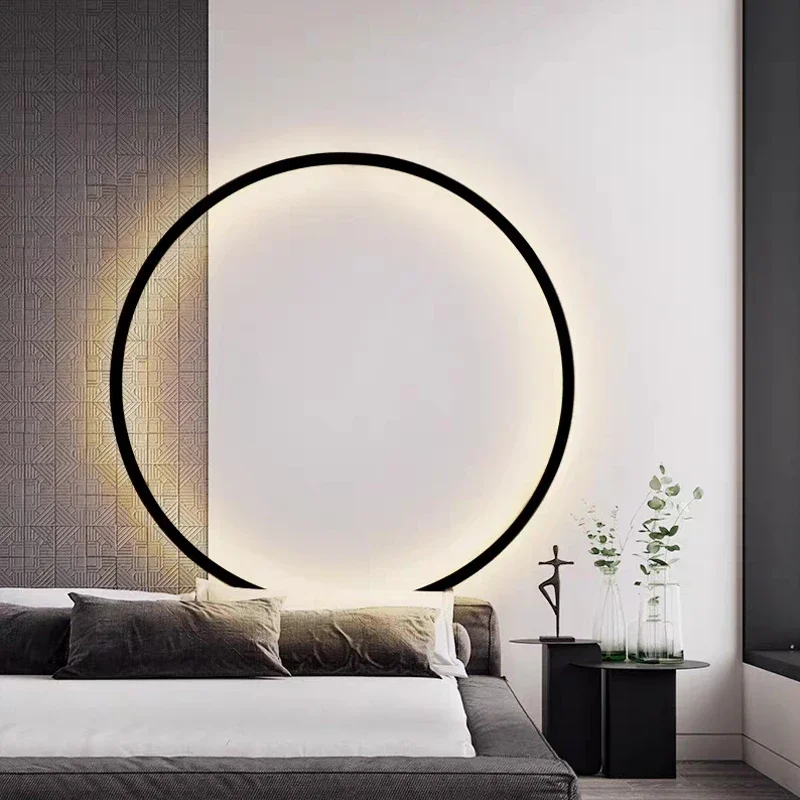 Imagem -03 - Lâmpadas de Parede Led Modernas para Home Decor Iluminação de Fundo Luxo Sconce Quarto Cabeceira Escadas Sala de Estar 80 cm 100 cm 120cm