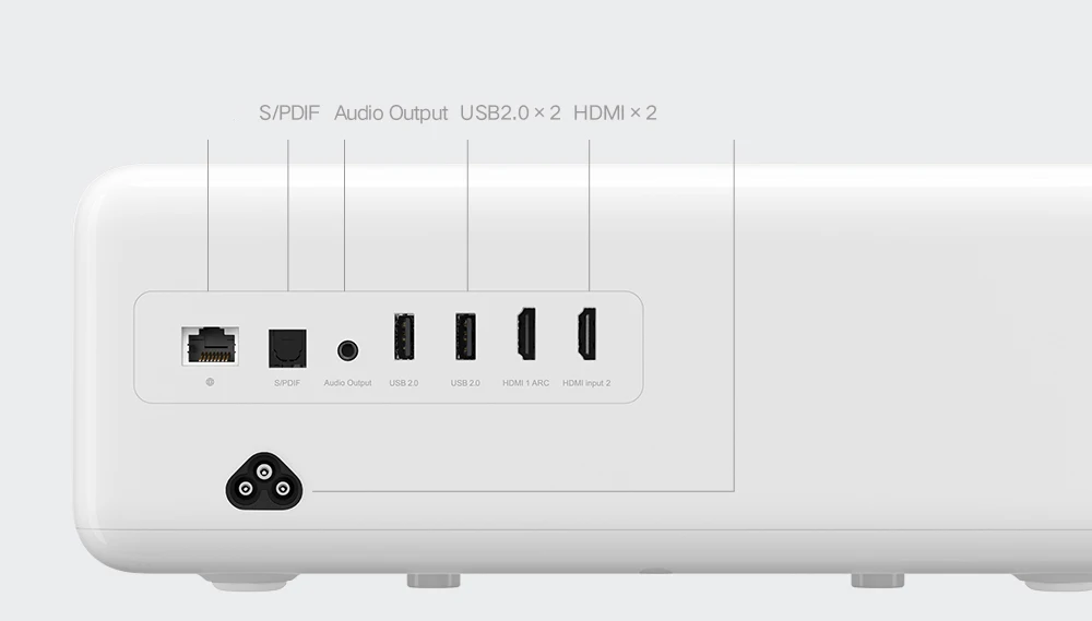 RC เลเซอร์ Mijia โปรเจคเตอร์2400 ANSI Lumens 1920*1080P Full HD โปรเจคเตอร์โฮมเธียเตอร์ Beamer Android Wifi MIUI โปรเจคเตอร์