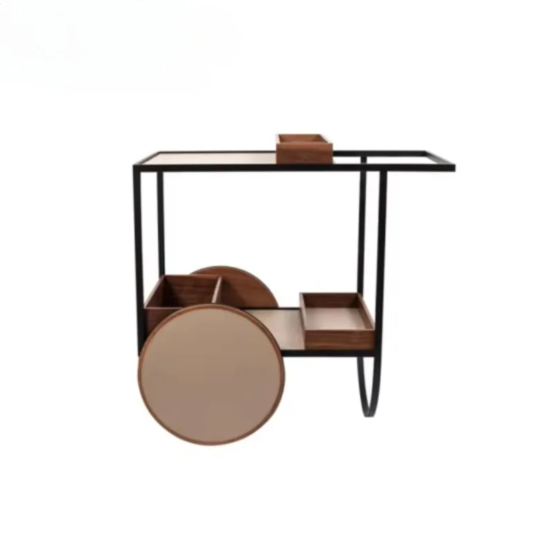 High-grade Exquisite Premium European Casual Dark Brown Wood Surface and Wood