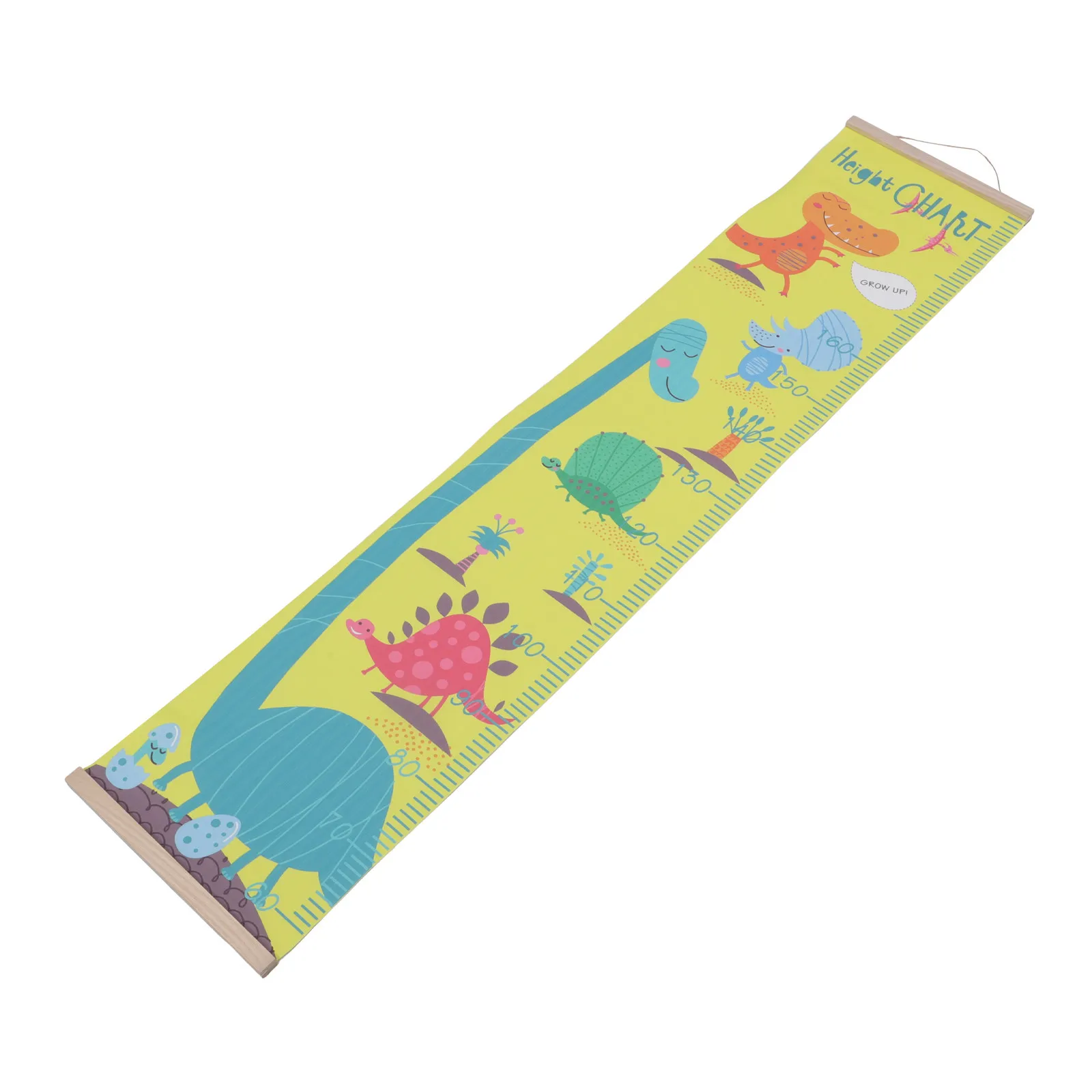 Wooden Canvas Height Chart for Kids Wall Hanging Growth Measurement Tool Nursery Bedroom Decor Toddler Height Ruler Birth to