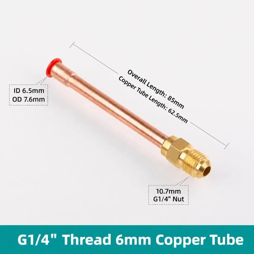 Forged Brass Air Conditioning Copper Pipe SAE 1/4 3/8 5/8 1/2 3/4 End Feed Coupler Flare Pipe Fitting -20 to 120℃