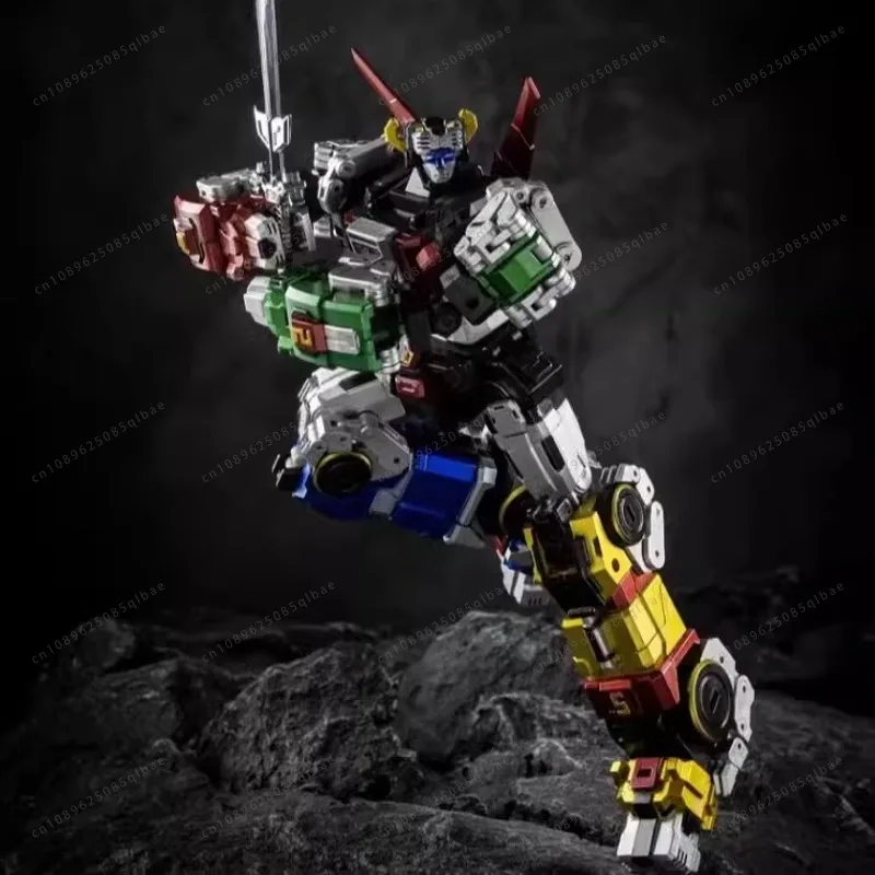 Transformation Toy MICRO COSMOS MC-01S ELVIS Voltron Metal Spray Paint Edition War God  Action Figure in Stock