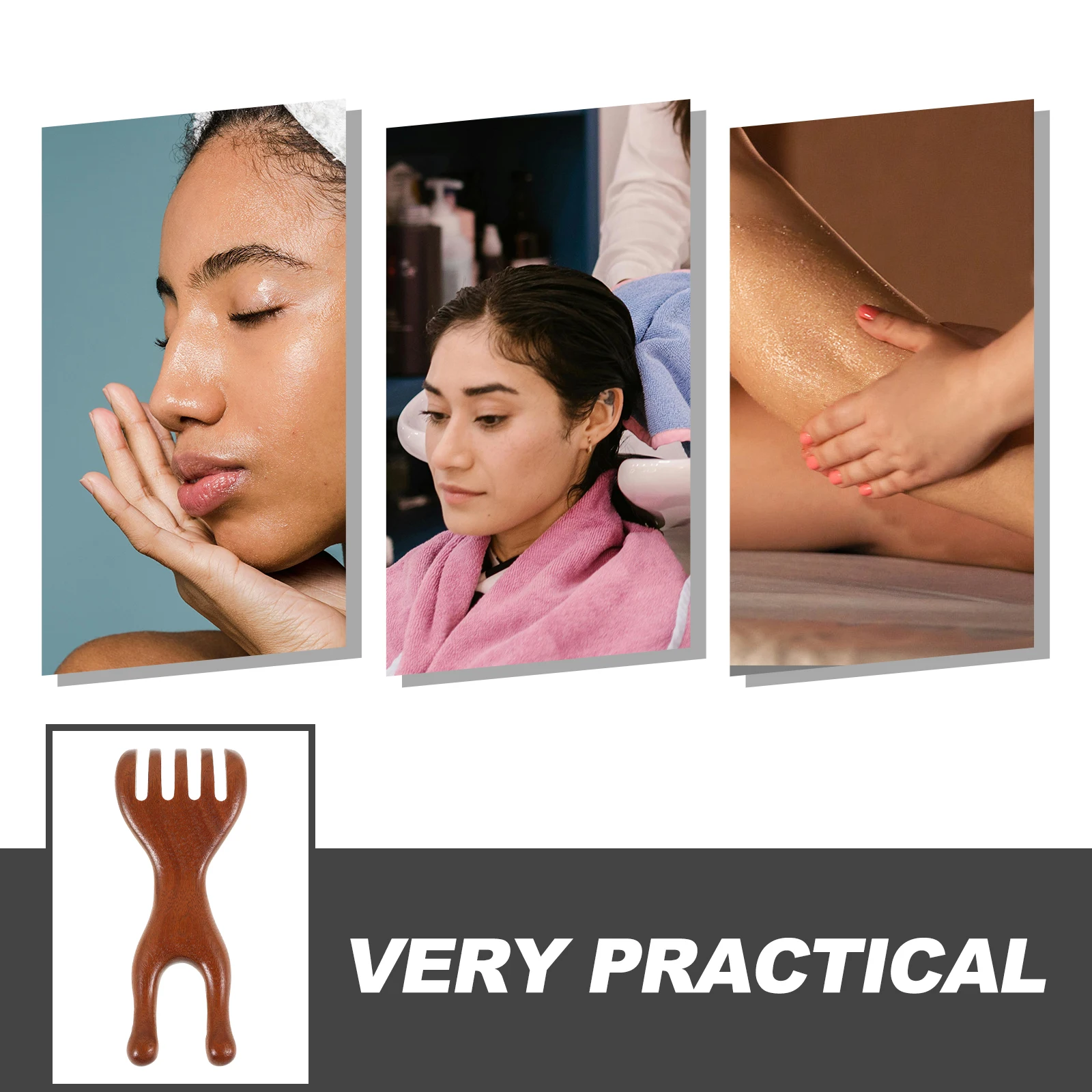 

Natural Rosewood Wide Tooth Comb Anti-Static Detangling Wooden Hair Massager Scalp Care Tool For Curly Straight Hair Use