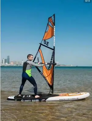 Wholesale Inflatable Windsurf Board SUP Paddle Boards With Sail Inflatable Windsurf Board Sail