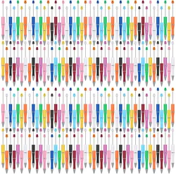 Stylos à perles en plastique, kit de bricolage, pour bureau, école, enfants, étudiants, infirmières, 100 pièces