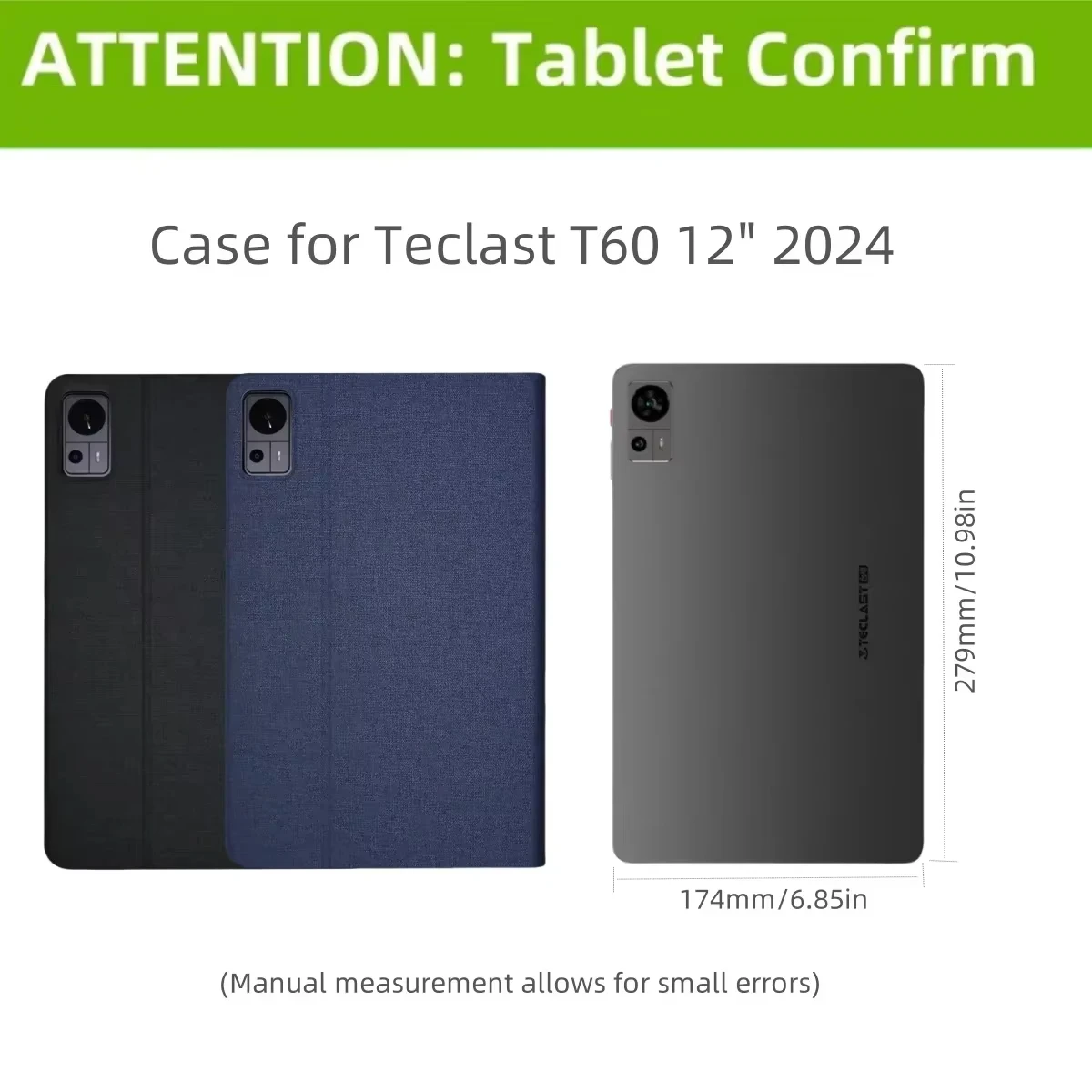 Case for Teclast T60 12 Inch Tablet Protective Case, Portable, Magnetic, All Inclusive Case, Automatic Sleep/Wake Up