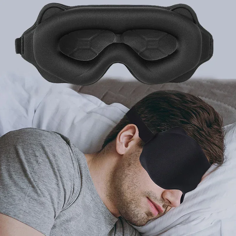

3D маска для сна, световая маска для сна для глаз, мягкая маска для сна, маска для глаз для путешествий, тени для век, ночная дышащая Slaapmasker