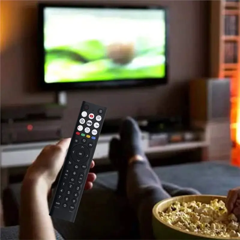ABUO Replacement Remote Control ERF2B38H for Hisense Smart LED TV Models 43A6Q 43E7Q 50A6Q