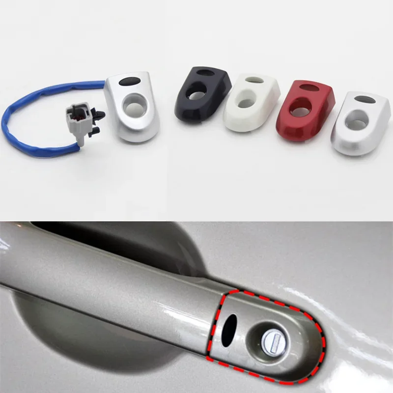 

For Nissan Tiida/LIVINA 2006-2010 Exterior Door Handle Trim Cover Decorative Cap Front Left Outer Smart Switch