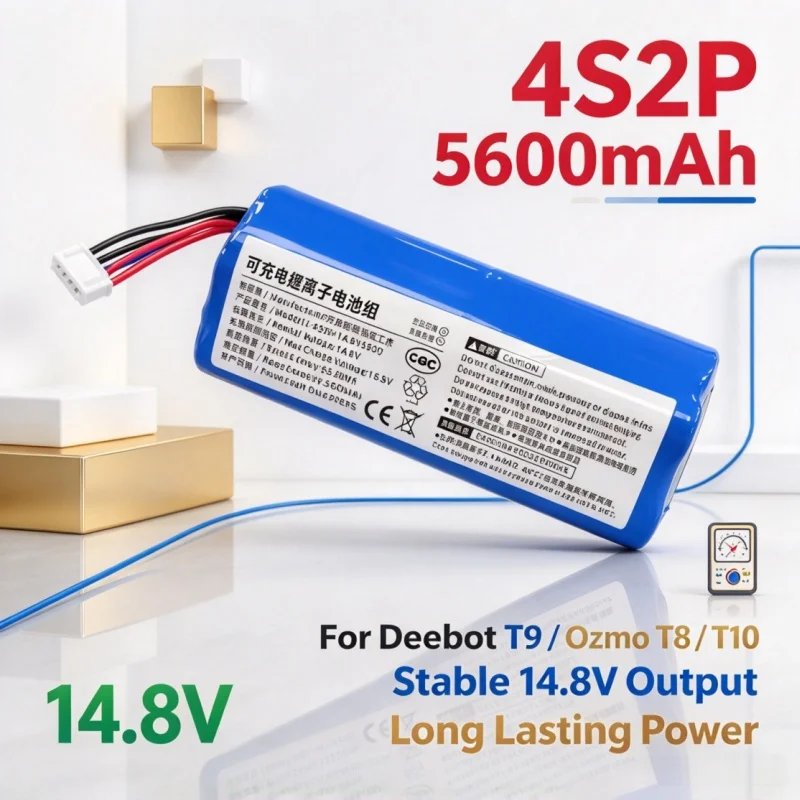 Compatible S10-Li-144 Battery for ECOVACS Deebot N8 N8 Pro 920 950 T8 T9 T10 X1 AIVI