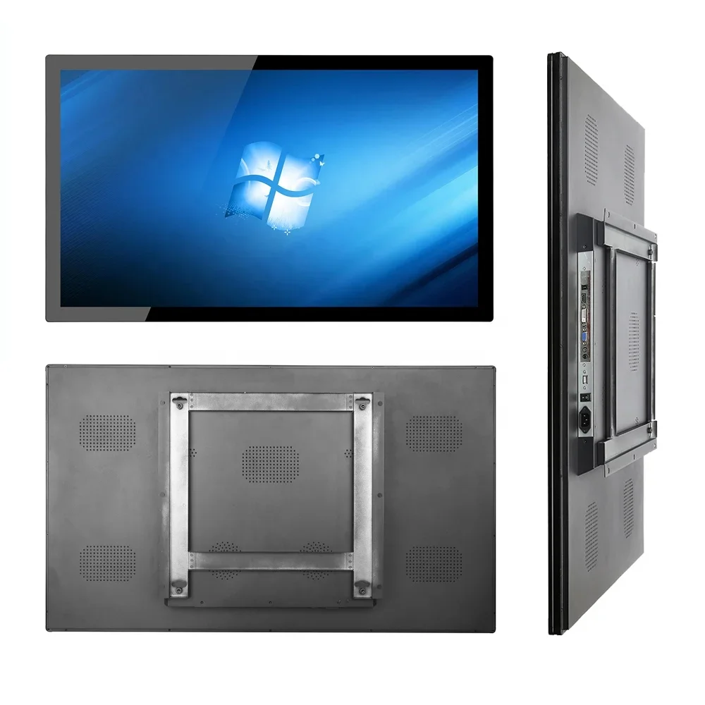 Monitor Industrial de 43 Pulgadas 4K con Pantalla Táctil, Monitor LCD Industrial con Pantalla Táctil, Monitor para Exteriores de Alto Brillo