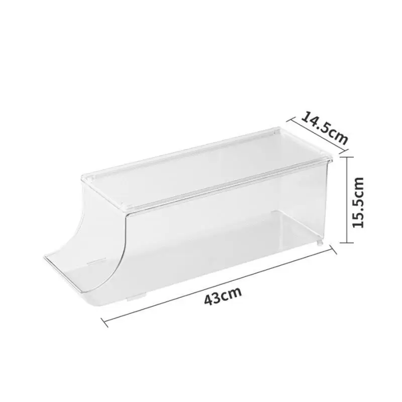 

2pcs can beer storage rack refrigerator beverage storage box