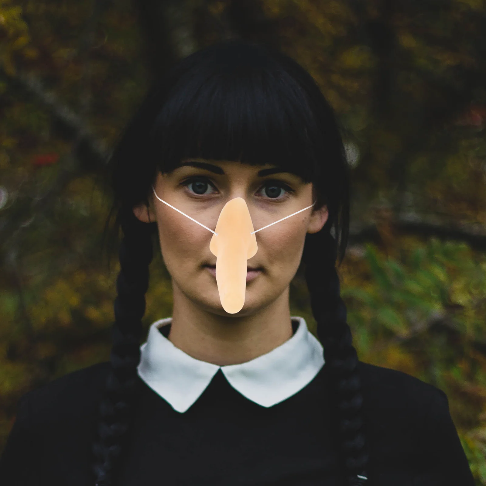 الساحرة الأنف الطويل وهمية اللاتكس الاصطناعية هالوين زي تأثيري حزب ملحق فريد تصميم دائم تنوعا ماكياج الدعامة #3
