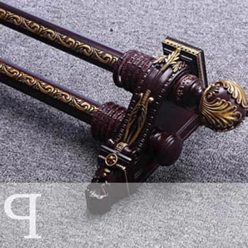 Bracket Rod Window Accessories Pallet Hotel Brace Baroque Wall Support Parts Double Single Stick Holder for Door Curtain