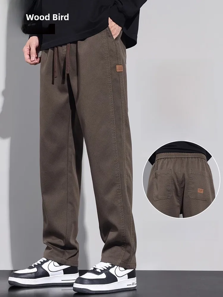 

TUCANO мужские повседневные брюки с прямыми штанинами на подкладке Thiened Fce, дышащие, против морщин, с эластичной резинкой на талии, для отдыха Faion