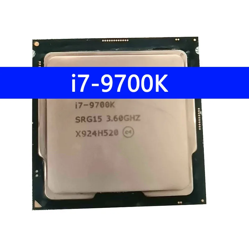 i7-9700K CPU Processor 3.6GHz 12MB 95W 8-Cores 8-Thread 14nm New 9th Generation CPU LGA1151 i7 9700K