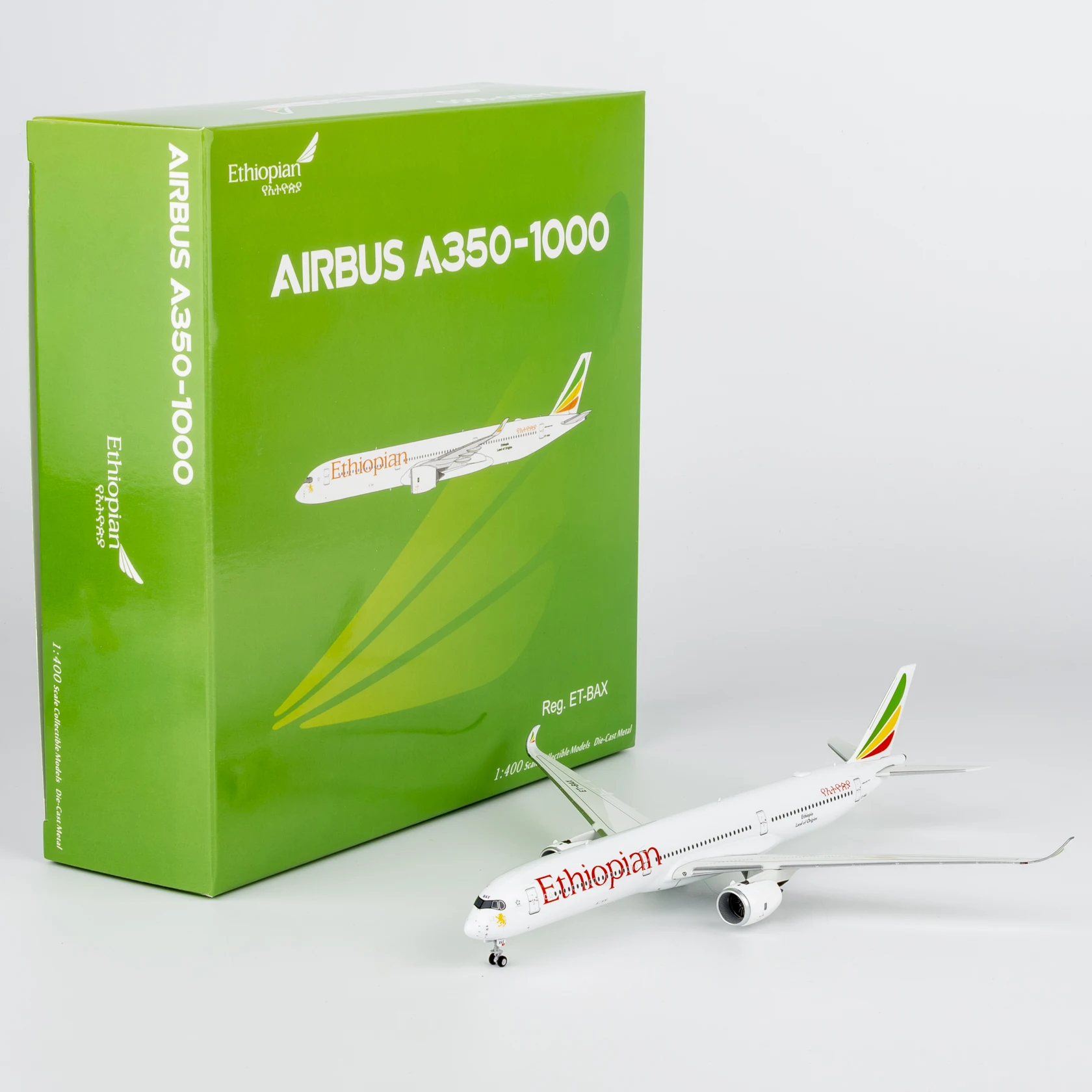 57037 Alloy Collectible Plane Gift NG Models 1:400 Ethiopian Airlines Airbus A350-1000 Diecast Aircraft Jet Model ET-BAX