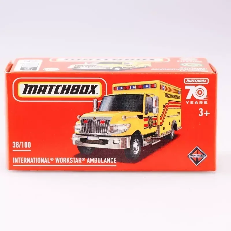 Original Mattel Matchbox 30782 DNK70 Car 1/64 Diecast 36/100 International Terrastar Vehicle Toys for Boys Collection Kids Gift