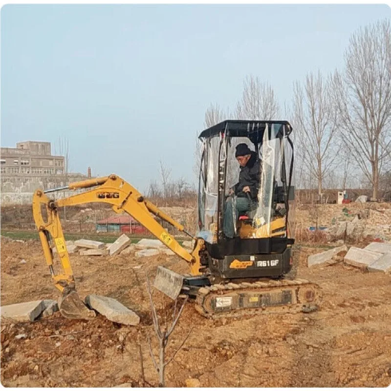 Mini Excavator Windproof Warm Awning PVC Cover With Window Various models