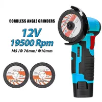 Angle Grinder Brush Cutter 12V Cordless Small Polishing Machine Cutting Portable Polisher Saw Blade Home DIY Power Tool