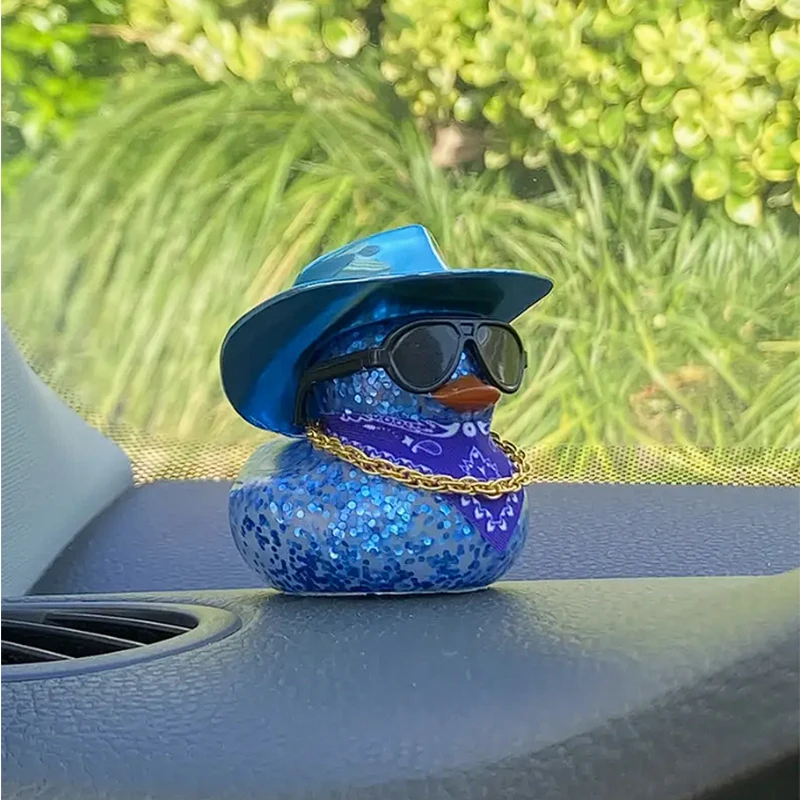 Duck Car Ornament - Rubber Duck Perfect cadeau voor eendenliefhebbers - Auto Duck Interieurdecoratie Accessoires