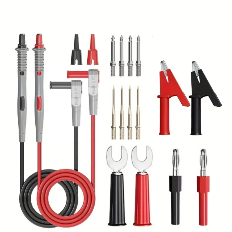 Multimeter Probe with Replaceable Multi-Function Tips, Fine Point Electronic Repair Tool Kit Series