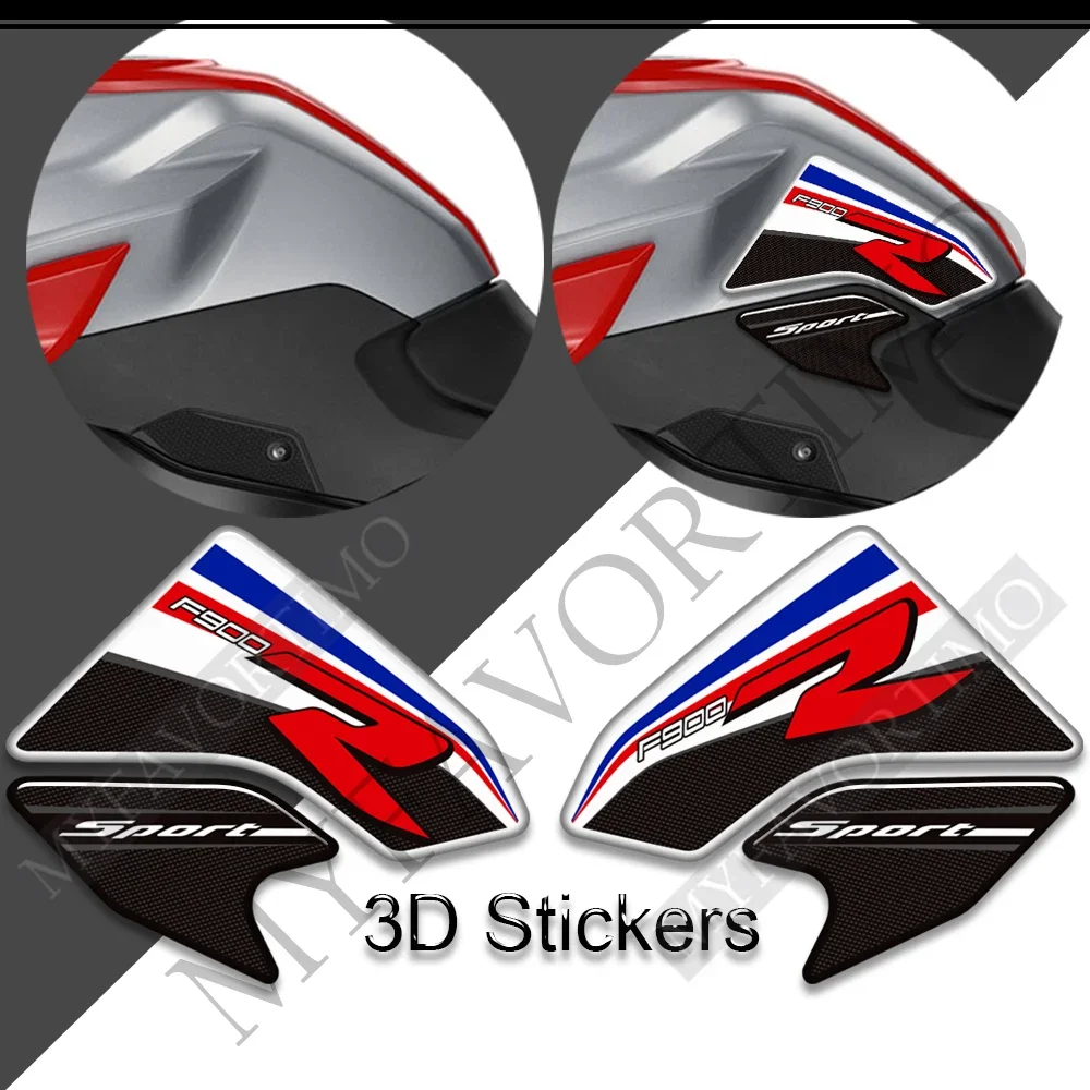 

For BMW F900R F900 F 900 R Stickers Decals Tank Pad Gas Fuel Oil Kit Knee Protection 2019 2020 2021 2022