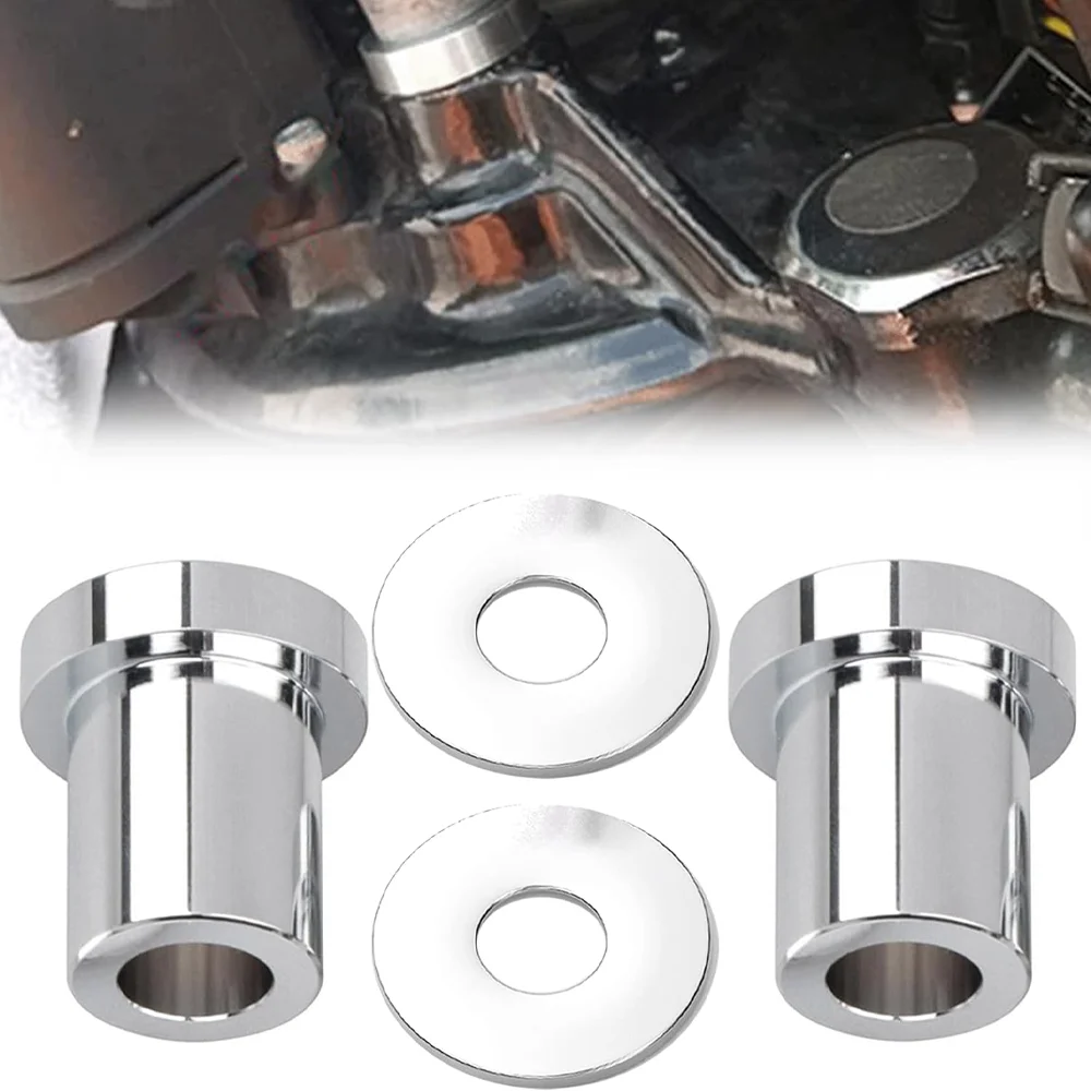 

CNC Solid Billet Handlebar Riser Bushings For Harley Softail Touring Road King Electra Street Glide FXBB FLTR FLSB FLHT FXFBS